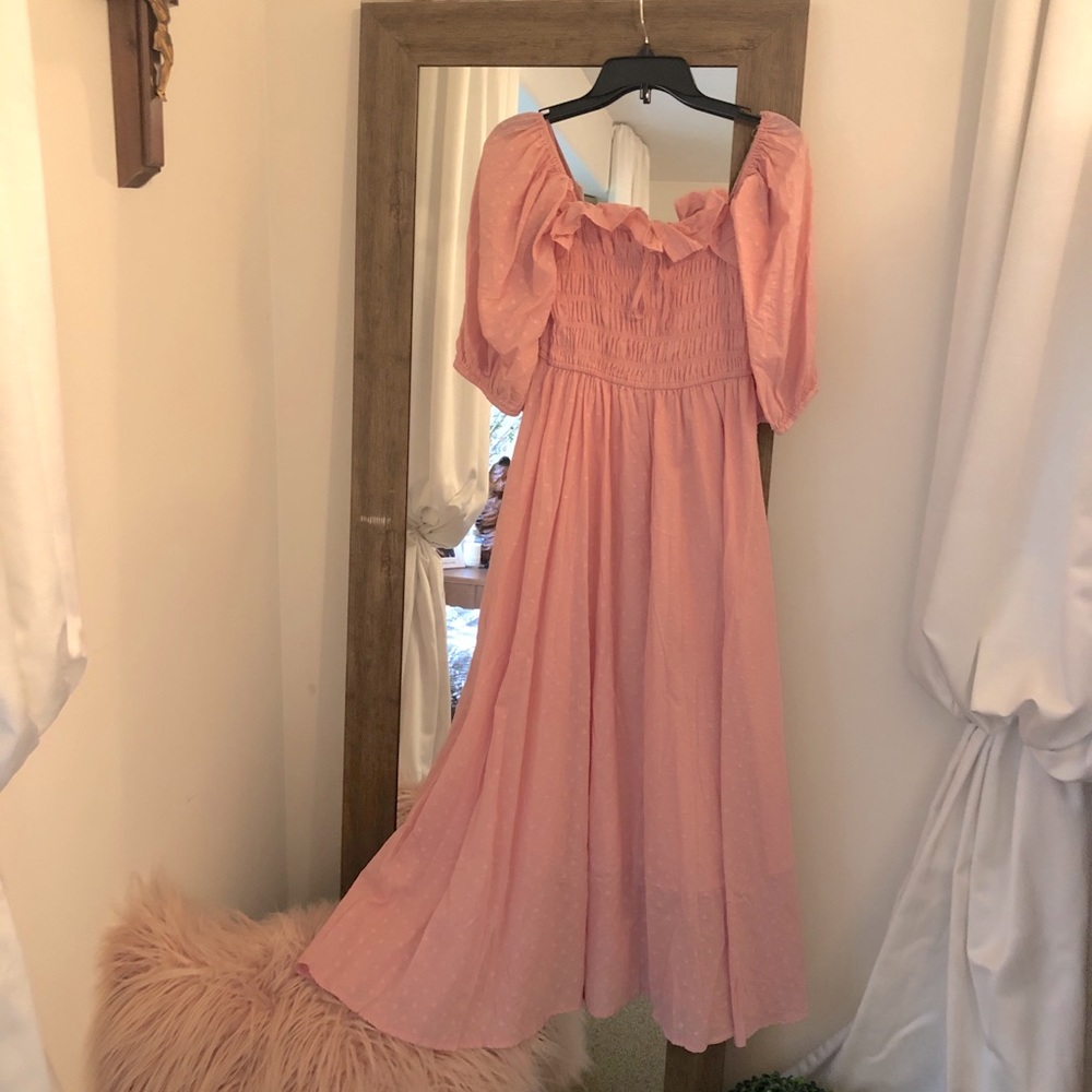 Pink Summer Flowy Dress